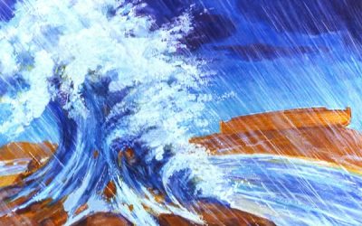 Flood Begins: Fountains of Deep Broken Up–Windows of Heaven Opened